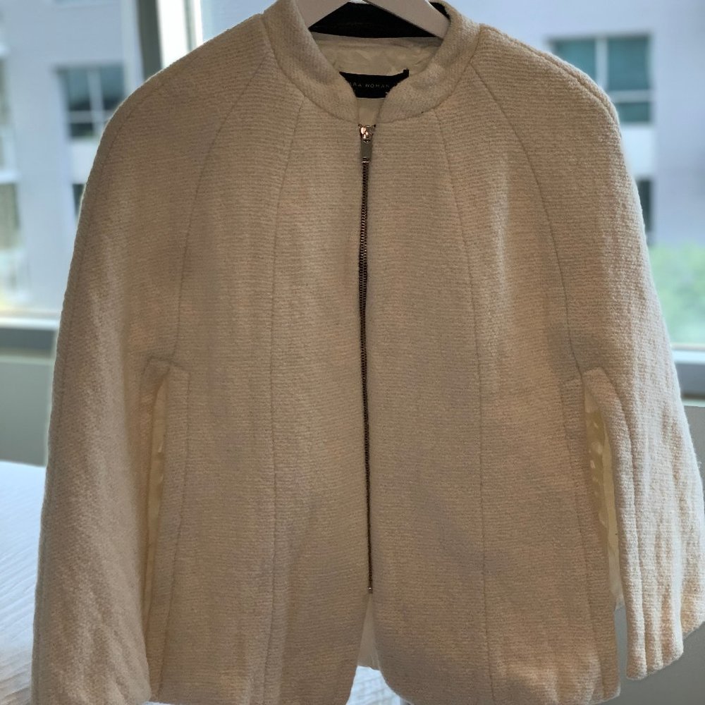 Winter-Ready Wool Blend Cape